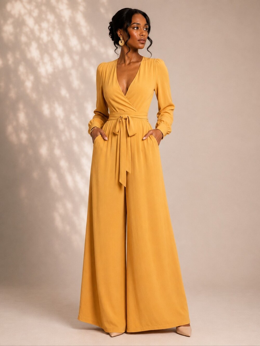 JUST IN!!! ZOE. R  MUSTARD JUMPSUIT